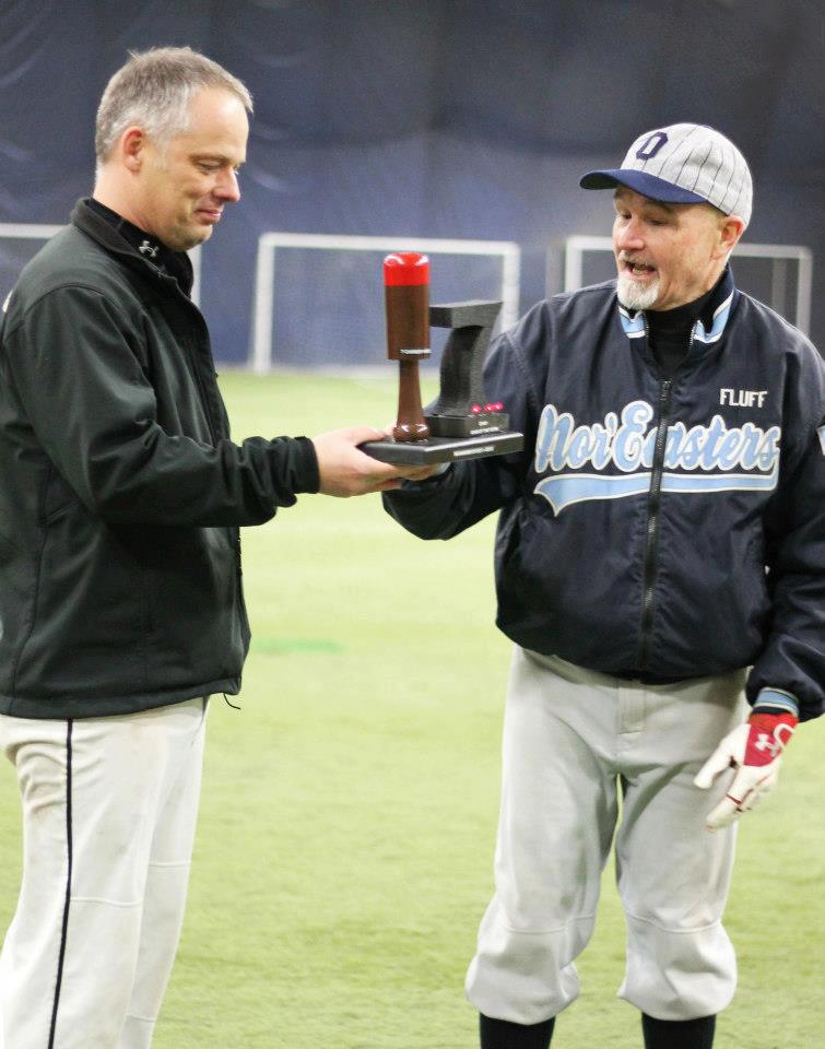 Chap Accepts His Award