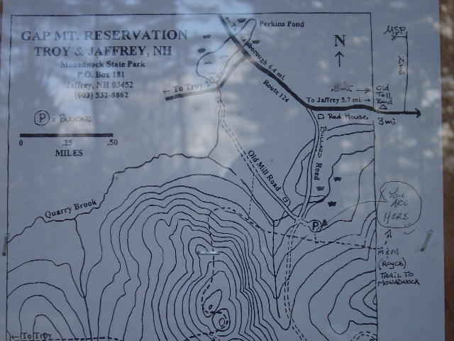 Gap Mountain Map